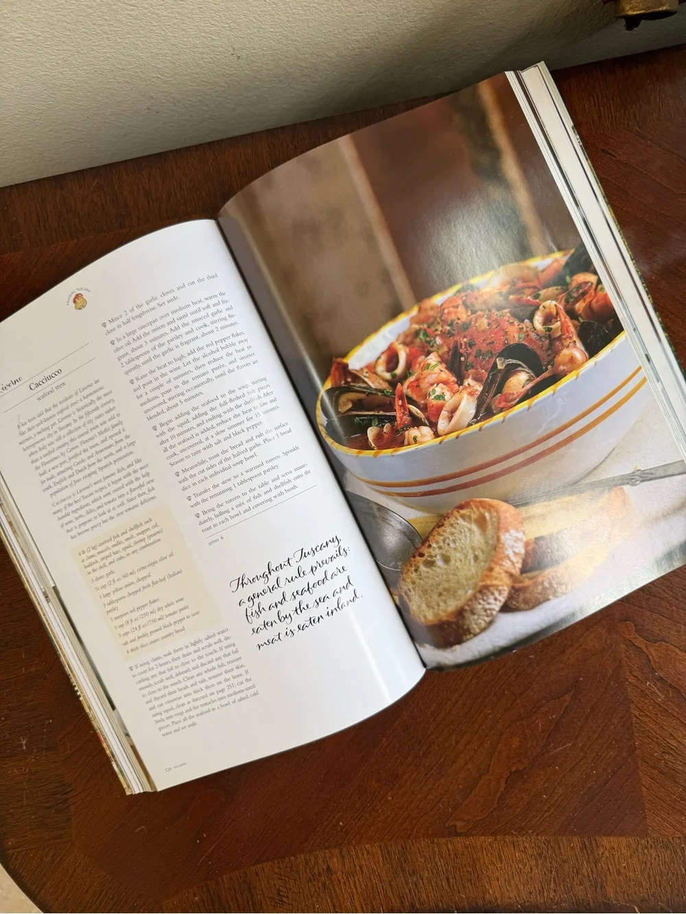 William Sonoma Savoring Tuscany cookbook